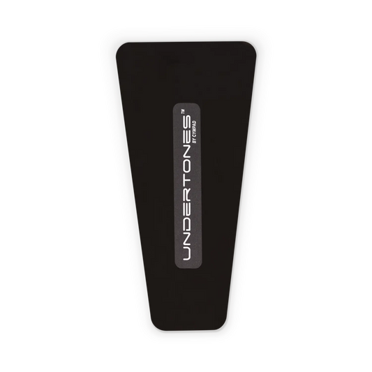 Cympad Undertones Bass Drum and Hi-Hat Pedal Pad, featuring a sleek design to provide enhanced grip and protection. These high-quality pads are designed to improve pedal performance, reduce vibration, and ensure better control and stability for drummers.