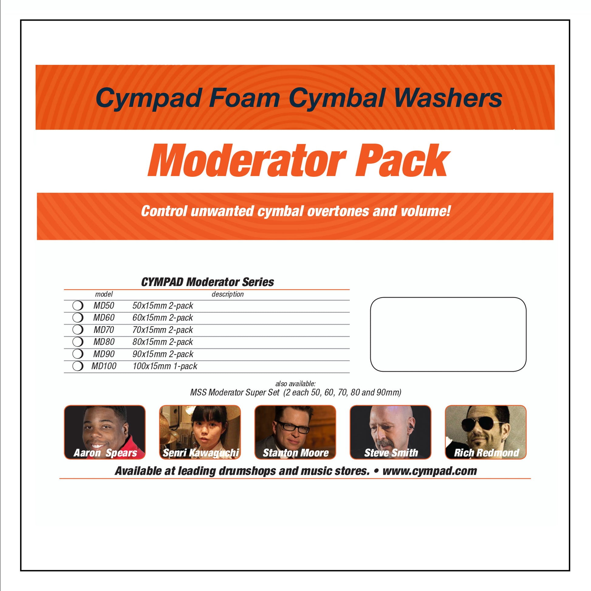 Cympad Moderator Double Set 90mm