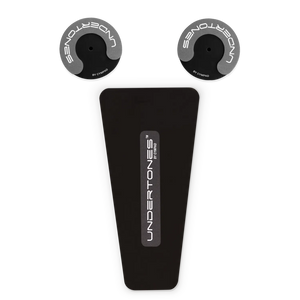 Cympad Undertones Bass Drum Spur Pads paired with a Bass Drum Pedal Pad, designed to reduce vibration and enhance stability. These high-quality pads offer improved grip, protection, and control, ensuring optimal performance for your bass drum and Hi Hats