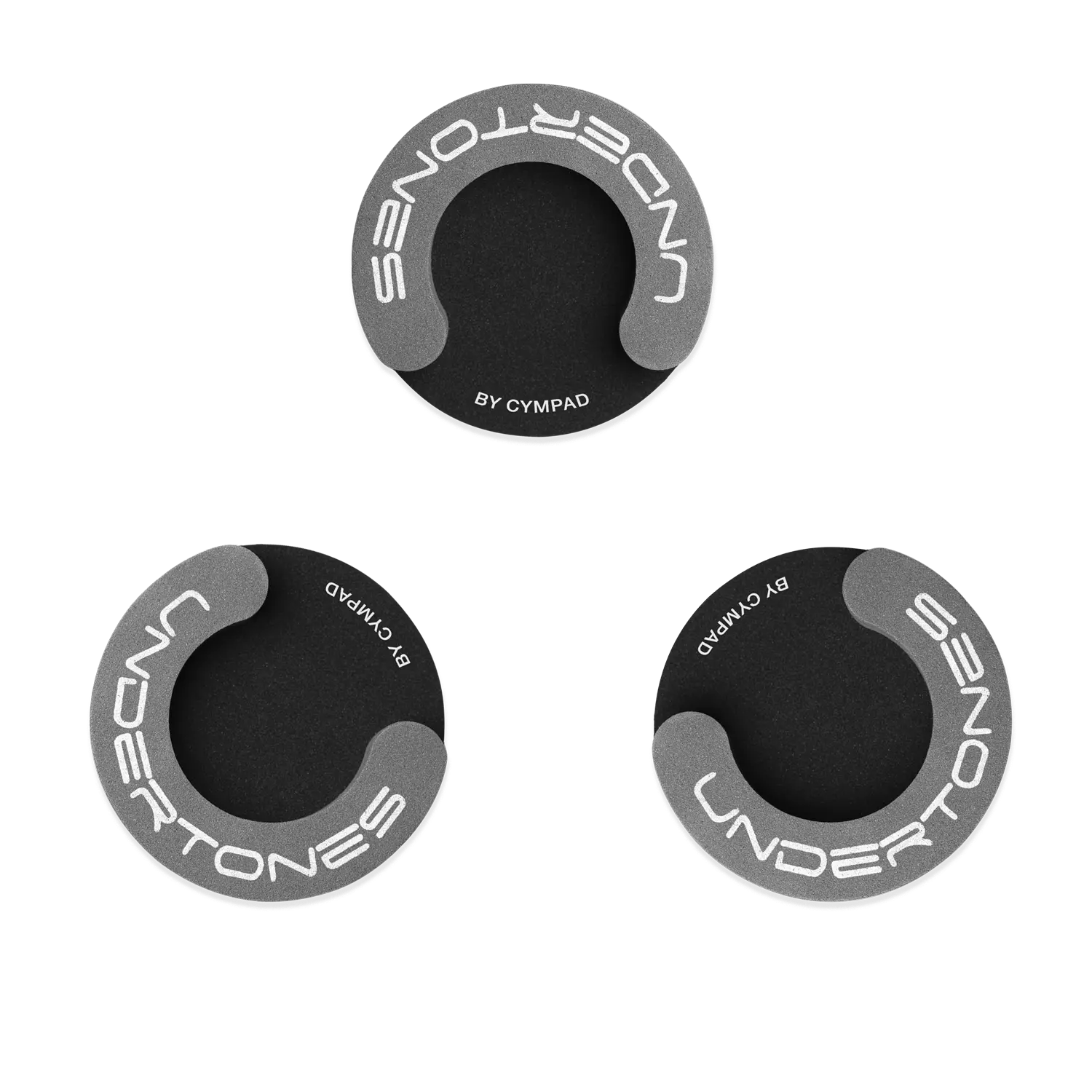 Cympad Undertones Floor Tom Leg Pads, designed to reduce vibration and provide enhanced stability. These high-quality pads improve grip and control, ensuring optimal performance and protection for your floor tom.