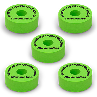 Cympad-Chromatics-Set-Green Cymbal Pad