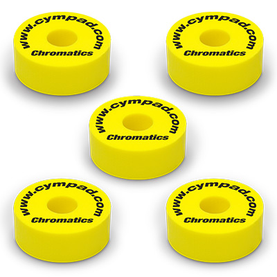 Cympad-Chromatics-Set-Yellow Cymbal Pad